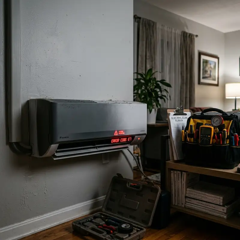 Professional Emergency Mini Split Repair company near you. Certified HVAC technicians providing top-rated ductless AC services.